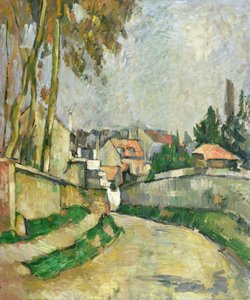 ビレッジロード、1879-82 作： Paul Cézanne